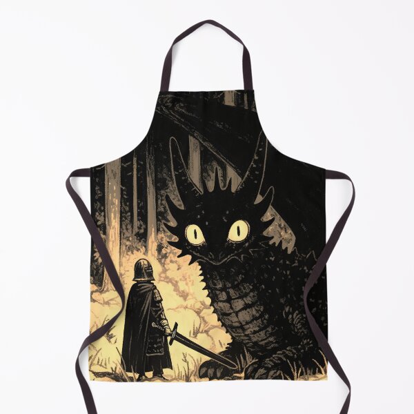 Item preview, Courage Lives in the Curious - Dark Fantasy Medieval Illustration designed and sold by Wilder Designs.