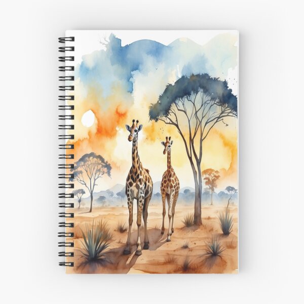 Item preview, AWP PDP AFRICA 13  WATER COLOR GIRAFFE designed and sold by Infopreneur1231.