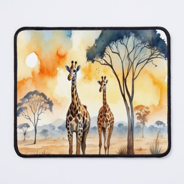 Item preview, AWP PDP AFRICA 13 WATER COLOR GIRAFFE designed and sold by Infopreneur1231.