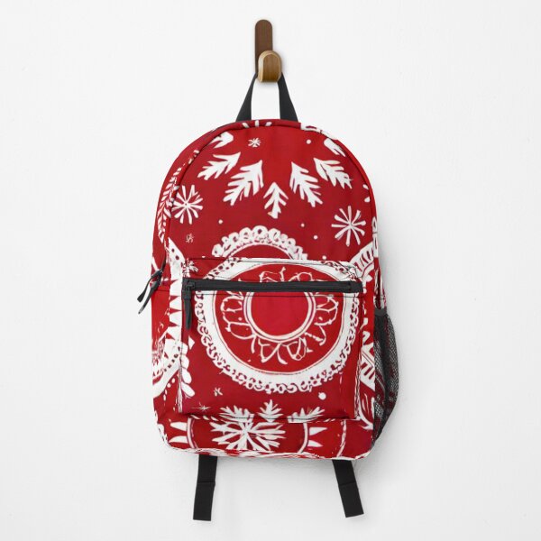 Item preview, Classic Red and White Christmas Pattern designed and sold by GrizzlyCollective.