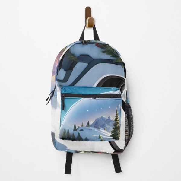 Item preview, Futuristic Snow Design MTB Helmet designed and sold by GrizzlyCollective.