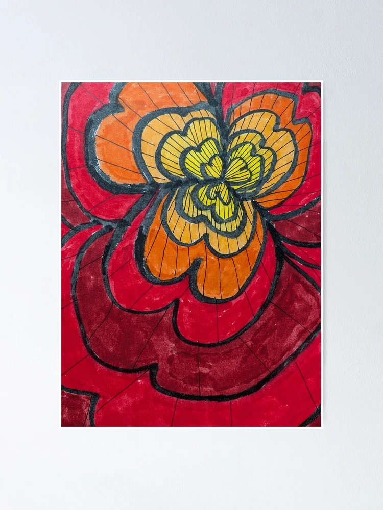 Thumbnail 1 of 3, Poster, Flower designed and sold by RAD5.