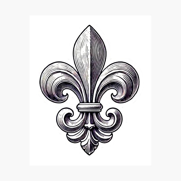 Item preview, Lily, fleur-de-lis, fleur de lis, heraldry, France symbol, Fleur de Lys, Symbolic and Artistic designed and sold by Creat-Des.