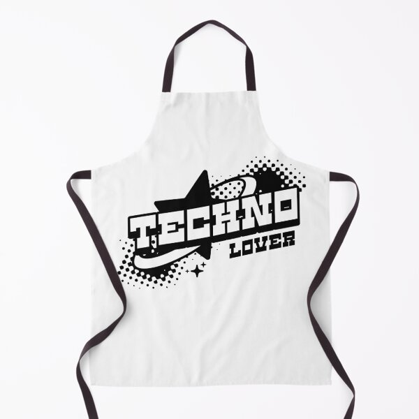 Item preview, TECHNO - Lover Star Y2K vibes (black) designed and sold by Discothreadz.