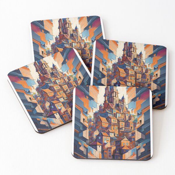 Item preview, Colorful Buildings designed and sold by B-Space.