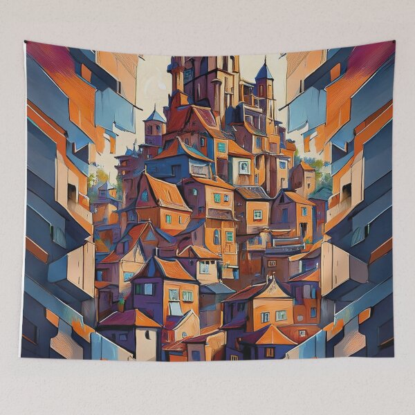 Item preview, Colorful Buildings designed and sold by B-Space.