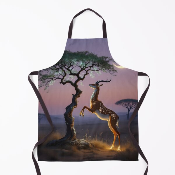 Item preview, Gerenuk with Crescent Moon designed and sold by HabitableMoons.