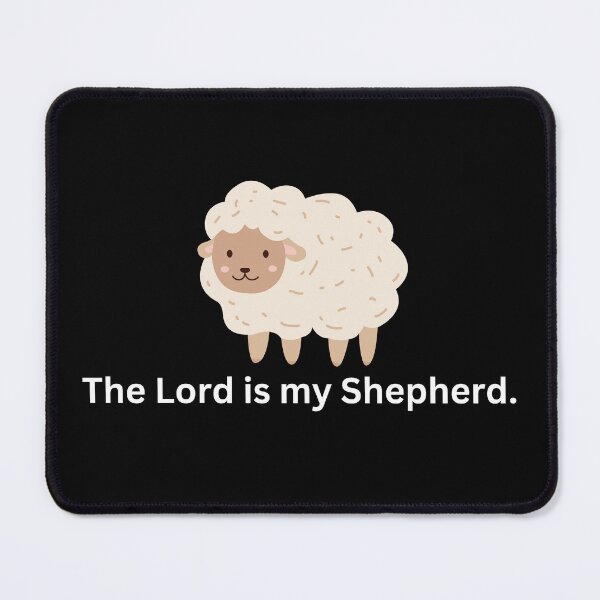 Item preview, The Lord Is My Shepherd (Black) designed and sold by RISEONLINE.