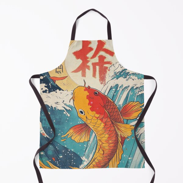 Item preview, Vibrant Koi 鯉の跳躍 designed and sold by PrintsByFrank.