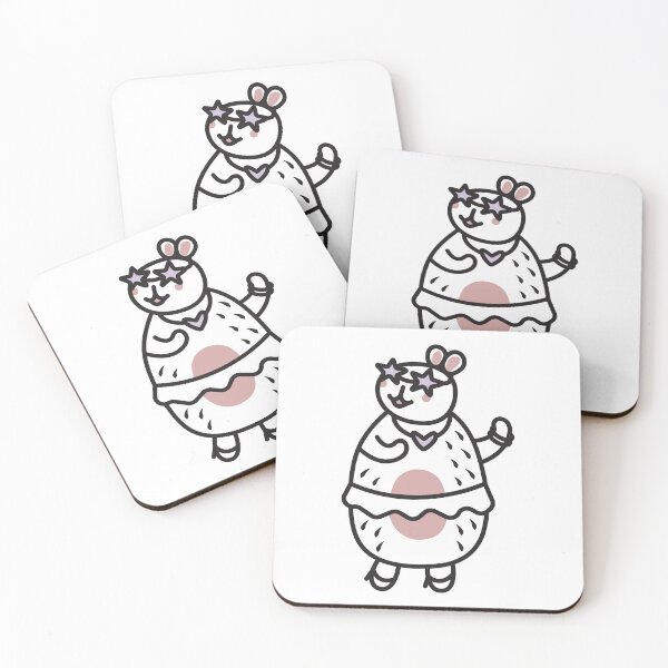 Item preview, Dancing whimsical female capybara designed and sold by OM-lova.
