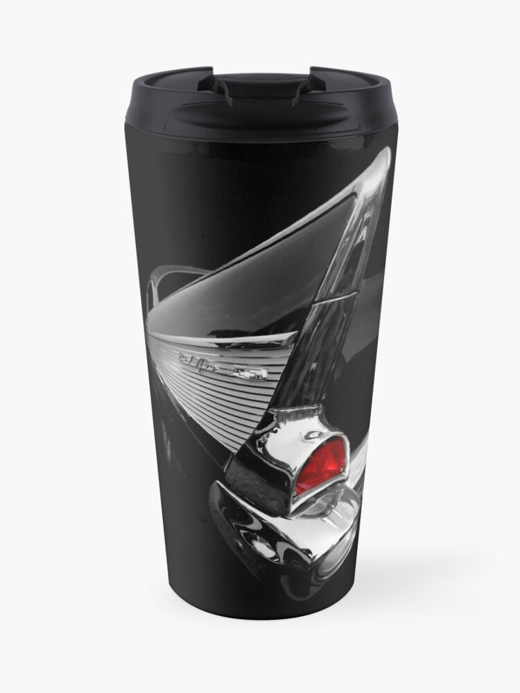 1957 Chevy Bel Air Black Travel Mug By Mal Photography Redbubble