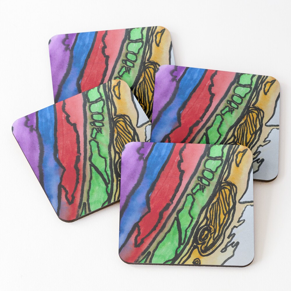 Item preview, Coasters (Set of 4) designed and sold by RAD5.