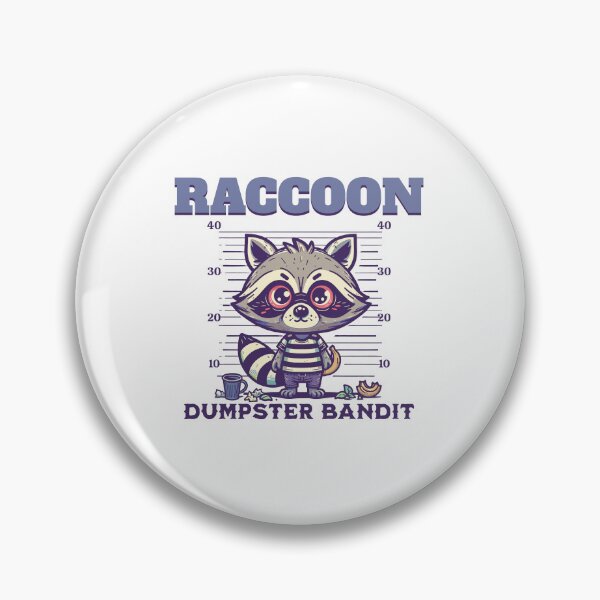 Item preview, Raccoon dumpster bandit  designed and sold by pikeprints.