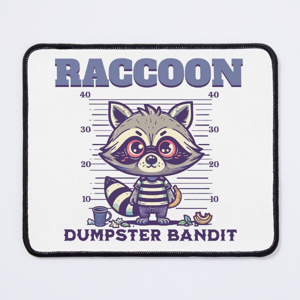 Item preview, Raccoon dumpster bandit  designed and sold by pikeprints.