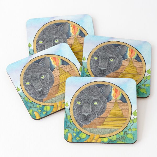 Item preview, Spirit Animal Panther: Blessings designed and sold by sandmannarts.