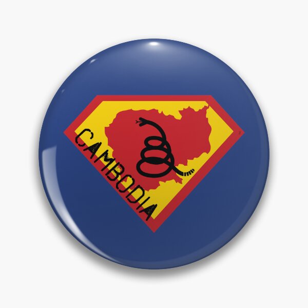Item preview, CAMBODIA Spell Out - Freedom Is The Superpower - Modern Gadsden Snake Flag - Dont Tread On Me SUPERHERO design designed and sold by pelagio.