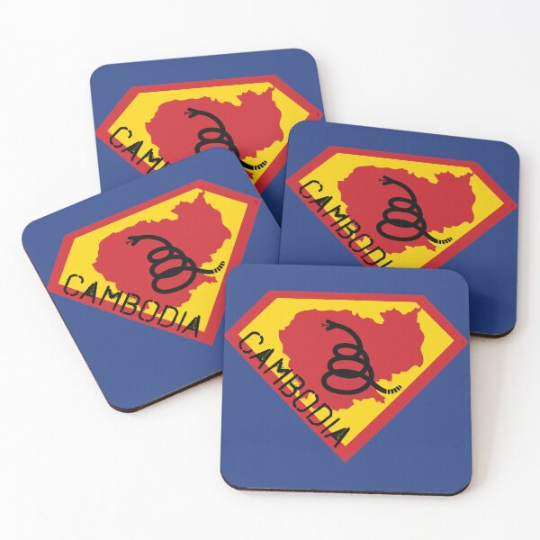 Item preview, CAMBODIA Spell Out - Freedom Is The Superpower - Modern Gadsden Snake Flag - Dont Tread On Me SUPERHERO design designed and sold by pelagio.