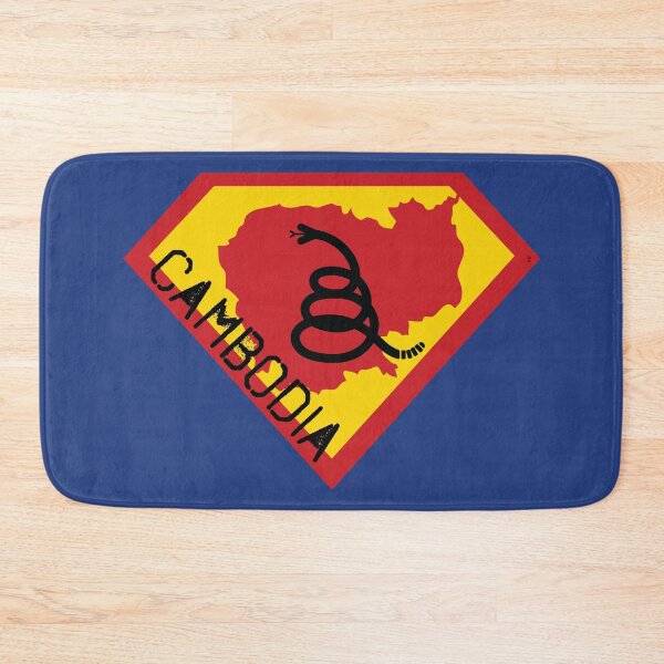 Item preview, CAMBODIA Spell Out - Freedom Is The Superpower - Modern Gadsden Snake Flag - Dont Tread On Me SUPERHERO design designed and sold by pelagio.