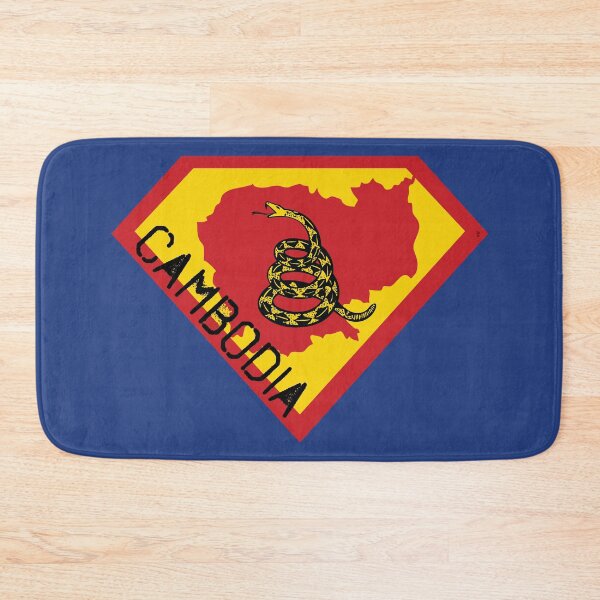 Item preview, CAMBODIA Spell Out - Freedom Is The Superpower - Gadsden Snake Flag - Dont Tread On Me SUPERHERO design designed and sold by pelagio.