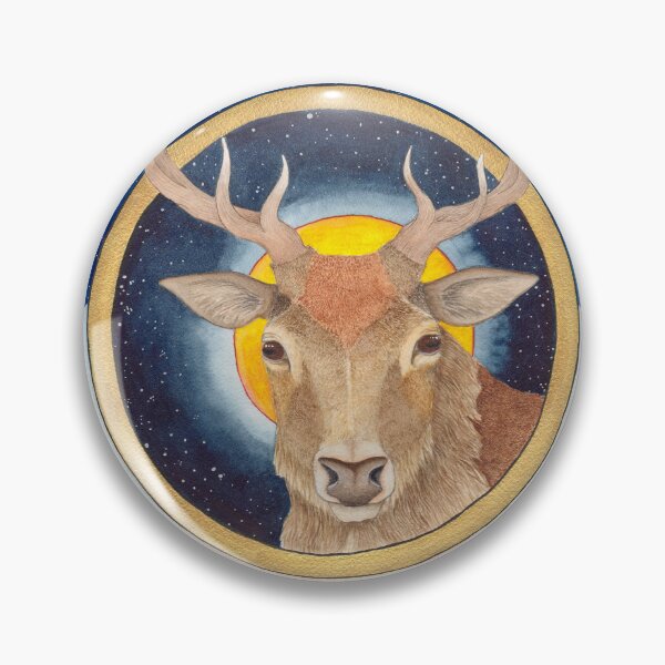 Item preview, Spirit Animal Deer: Gratitude designed and sold by sandmannarts.