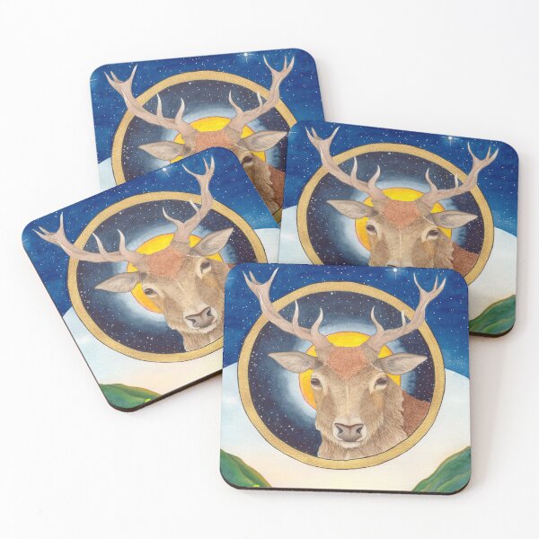 Item preview, Spirit Animal Deer: Gratitude designed and sold by sandmannarts.
