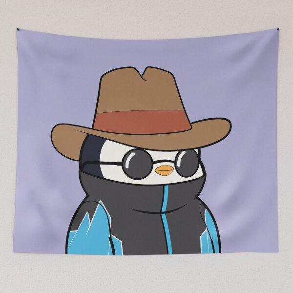 Item preview, Pudgy Penguin Pocket Logo #2209 designed and sold by OpenSeahub.