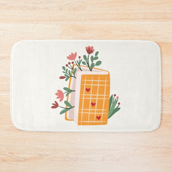 Item preview, floral yellow book  designed and sold by Neadoodles.