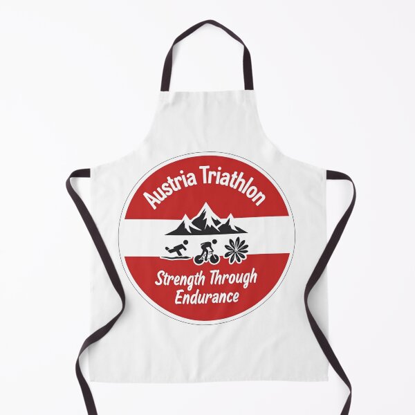 Item preview, Austria Triathlon Illustration – Swim, Bike, Run  designed and sold by Triathlongram.