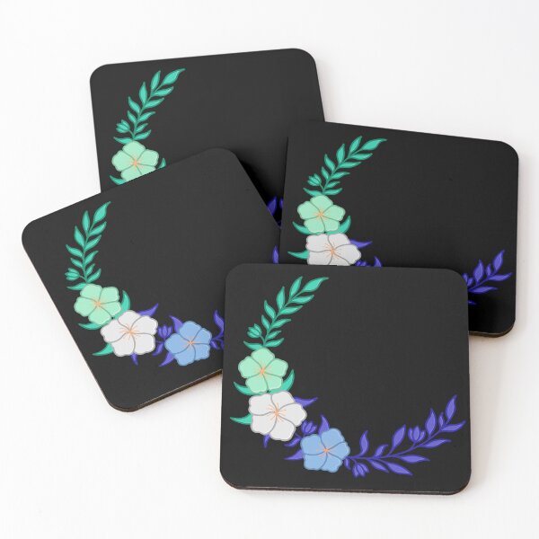 Item preview, Beautiful Crescent of Subtle Gay Man Flag Colored Flowers designed and sold by AroAxel.