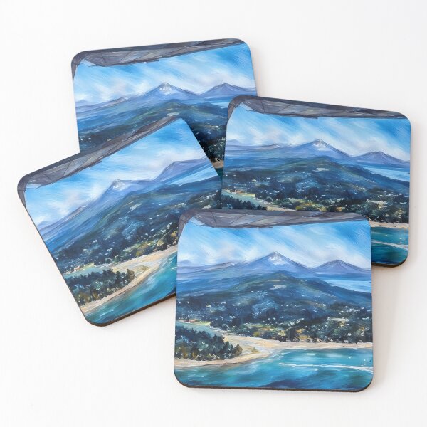 Item preview, Mt Rainier from Raft Island (Pastel) designed and sold by flyscenicair.