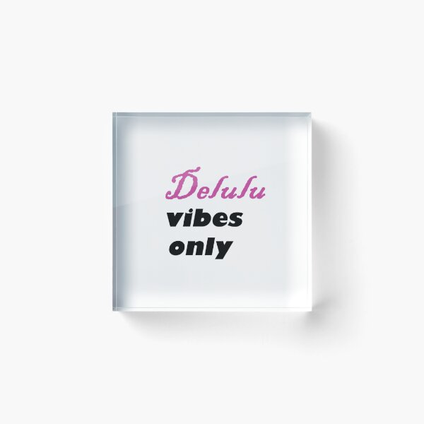 Item preview, Delulu vibes only designed and sold by CraftyBloom.