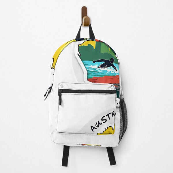 Item preview, Australia Triathlon Illustration – Swim, Bike, Run designed and sold by Triathlongram.