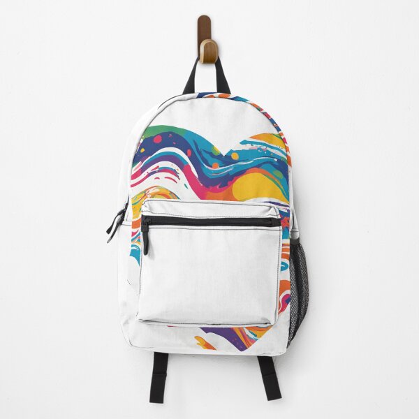 Item preview, Heart Rainbow Paint Swirl designed and sold by EthicalArtwork.
