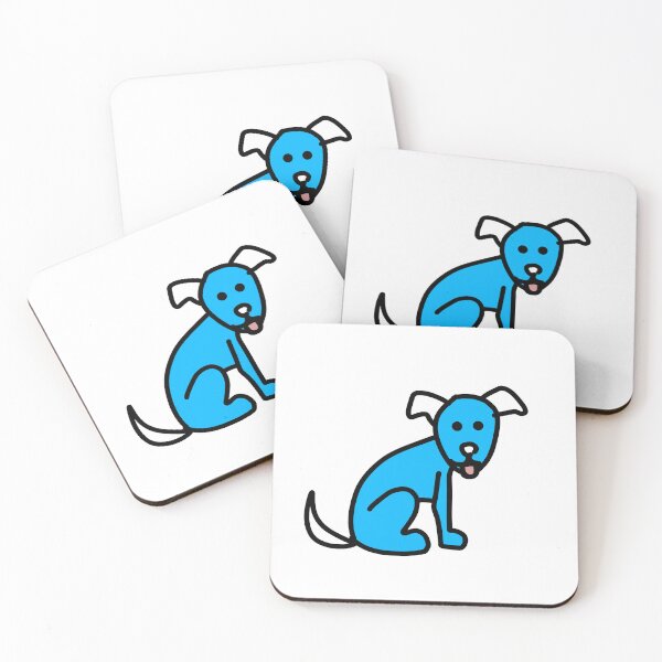 Item preview, Blue dog designed and sold by WhackoDesigns.