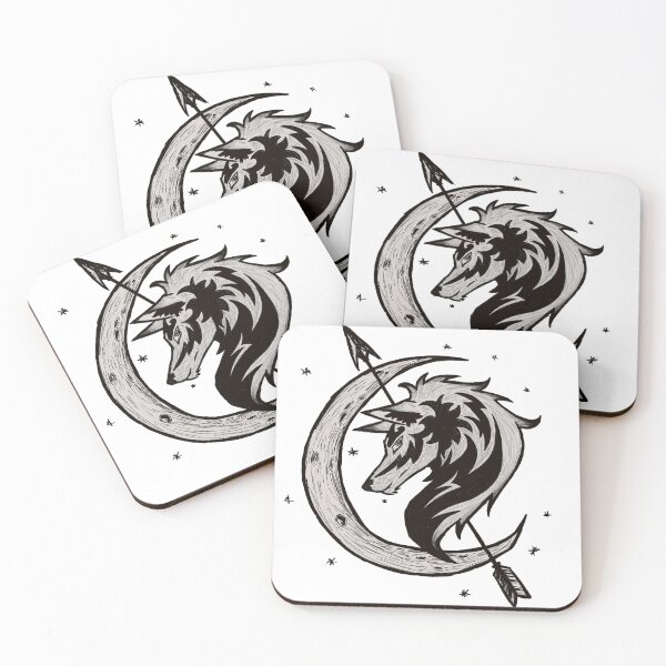 Item preview, Moon Arrow Wolf designed and sold by estermonteraa.