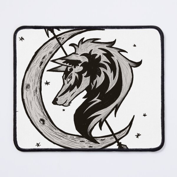 Item preview, Moon Arrow Wolf designed and sold by estermonteraa.