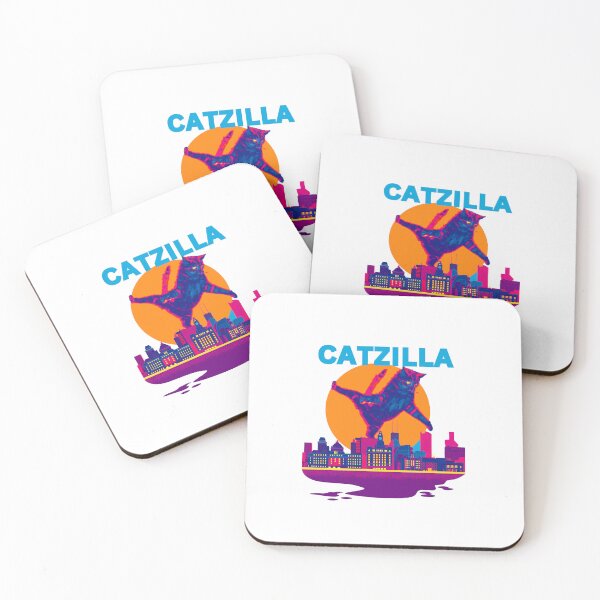 Item preview, Funny Retro Catzilla 02 designed and sold by creativerooney.