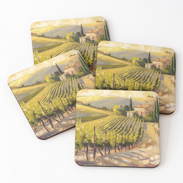 Item preview, Golden Vineyards – French Countryside Landscape designed and sold by CARRAANN.