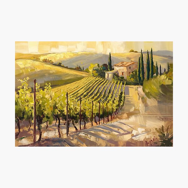 Item preview, Golden Vineyards – French Countryside Landscape designed and sold by CARRAANN.