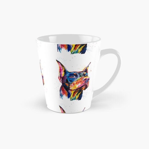 Item preview, Dobermann Colorful Art designed and sold by doodIllustrate.