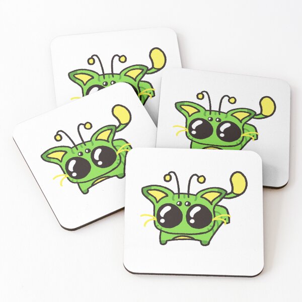 Item preview, Gato alien cuqui designed and sold by TheGreenSprout.