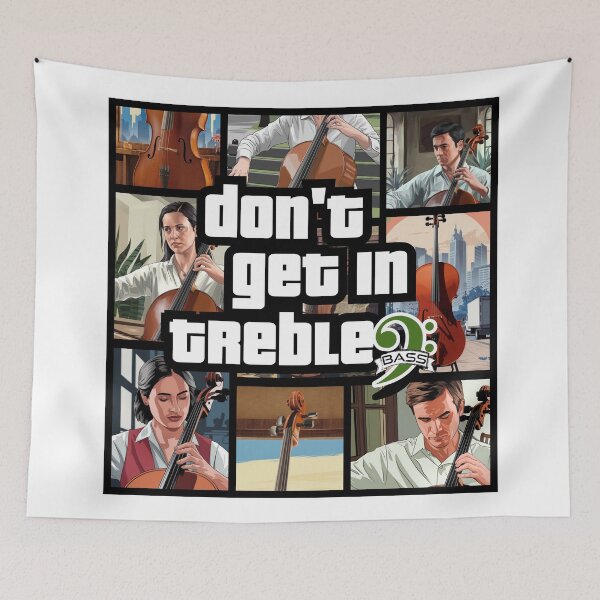 Item preview, Don't get in treble designed and sold by Rodrigoaso.