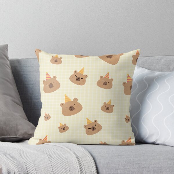 Aperçu de l'œuvre Modèle de capybaras d'anniversaire mignons créée et vendue par lessadesign.