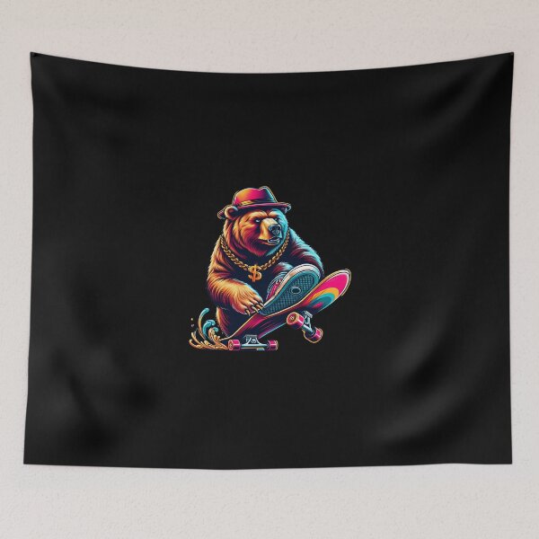 Item preview, Skating Bear designed and sold by pikeprints.