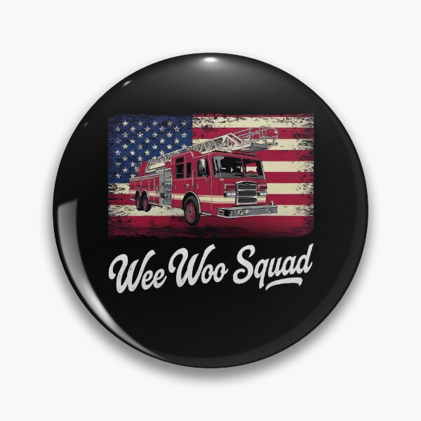 Item preview, Funny Wee Woo Squad Fire Truck Design for Adults and Kids designed and sold by PosiMCreations.