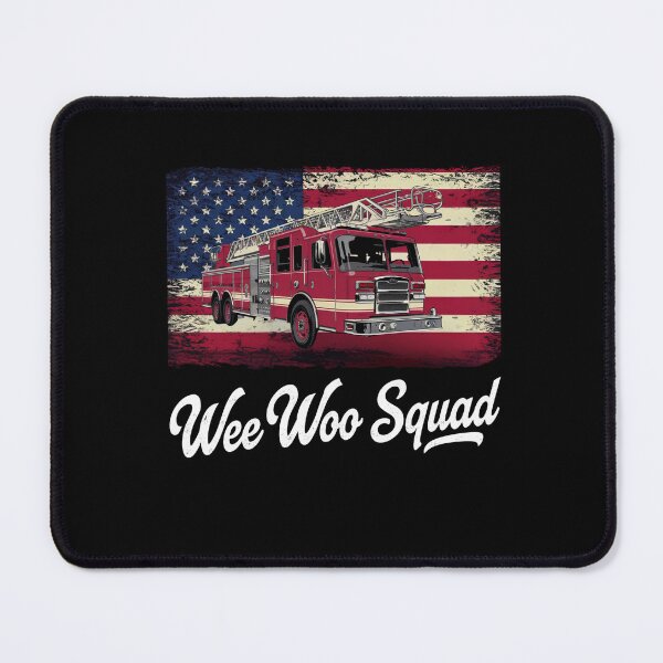 Item preview, Funny Wee Woo Squad Fire Truck Design for Adults and Kids designed and sold by PosiMCreations.