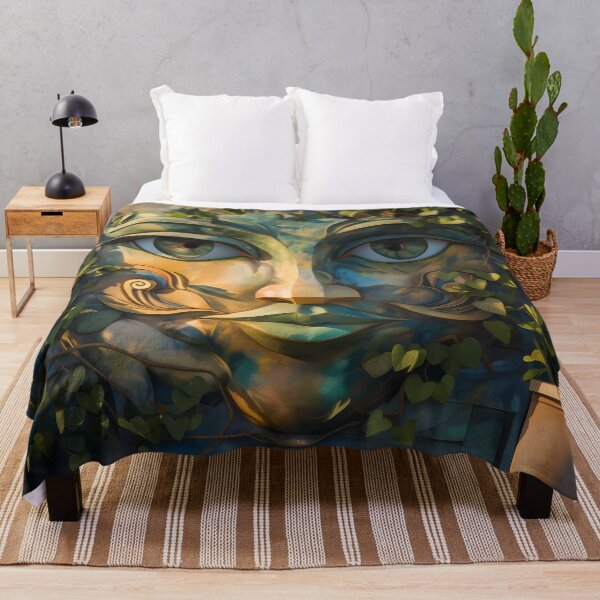 Item preview, Stone Face of the Forest designed and sold by MakikoShop.