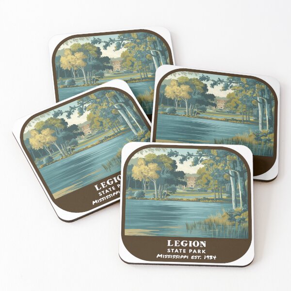 Item preview, Vintage Legion State Park (Mississippi State Park) designed and sold by RabbitK.