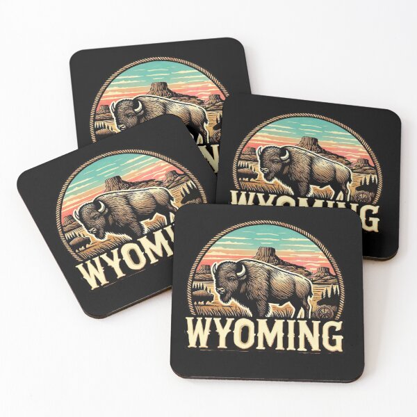 Item preview, Wyoming USA designed and sold by Myra365Art.