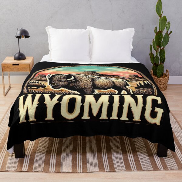 Item preview, Wyoming USA designed and sold by Myra365Art.